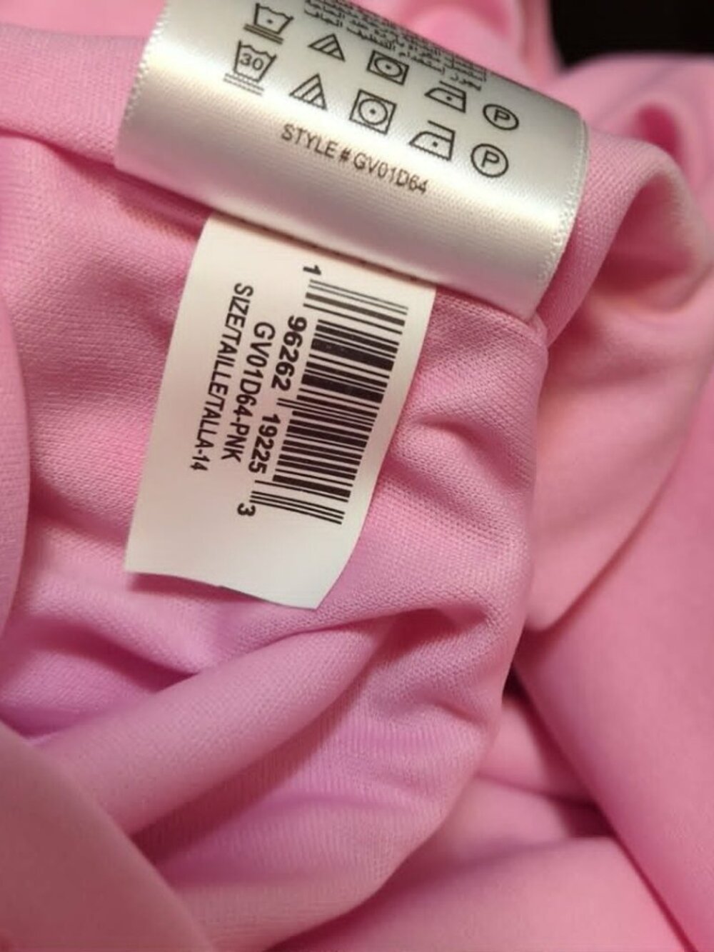 BCBGeneration Pink Tie Sleeve Minidress Size 14 New Adjustable Bow Knot Halter - Picture 8 of 8